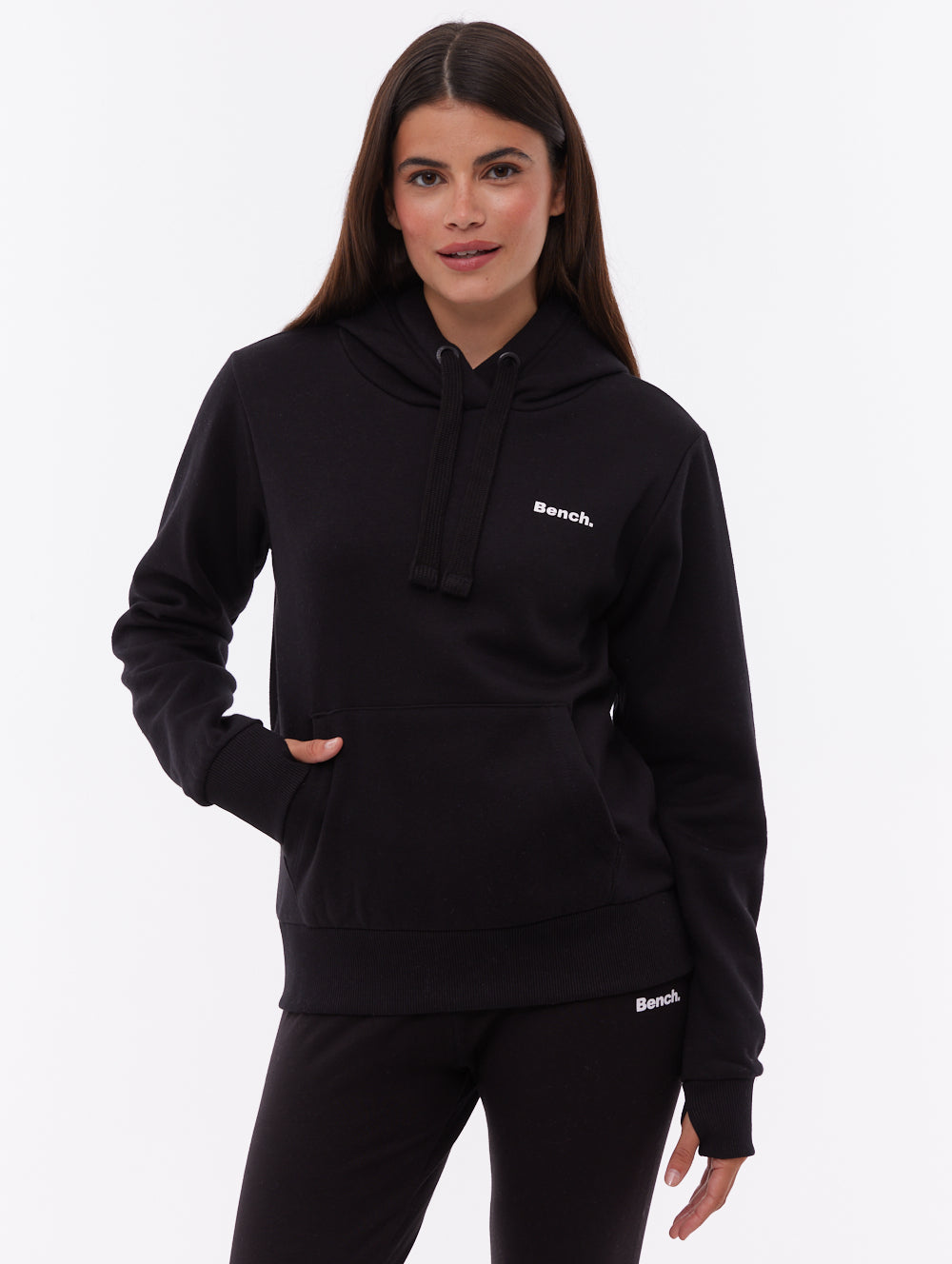 Aula Black BK001 Hoodies Small Logo Shot 1