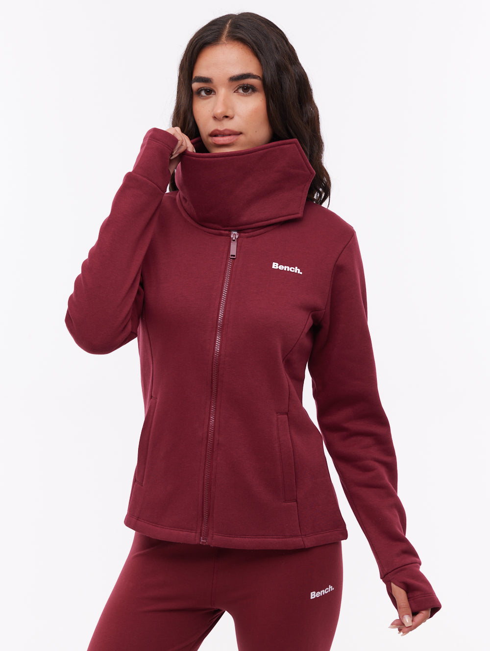 Sheli Red BU028 Funnel Zips Small Logo Shot 1