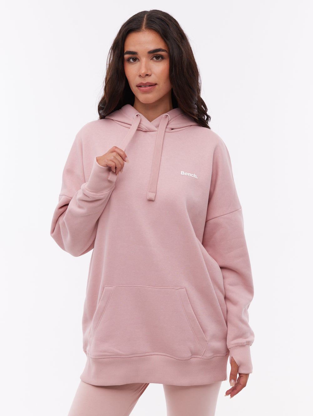 Darea Pink PK021 Hoodies Oversized Small Logo Shot 1