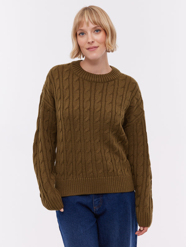 Chanice Cable Knit Sweater | Bench Canada