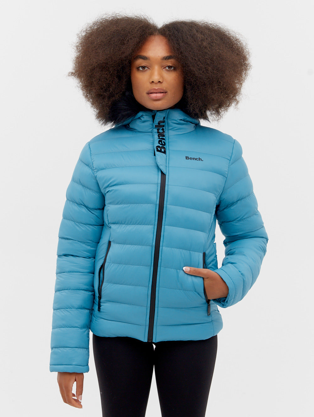 LUDLOW Blue Outerwear Jackets Fashion Shot 1