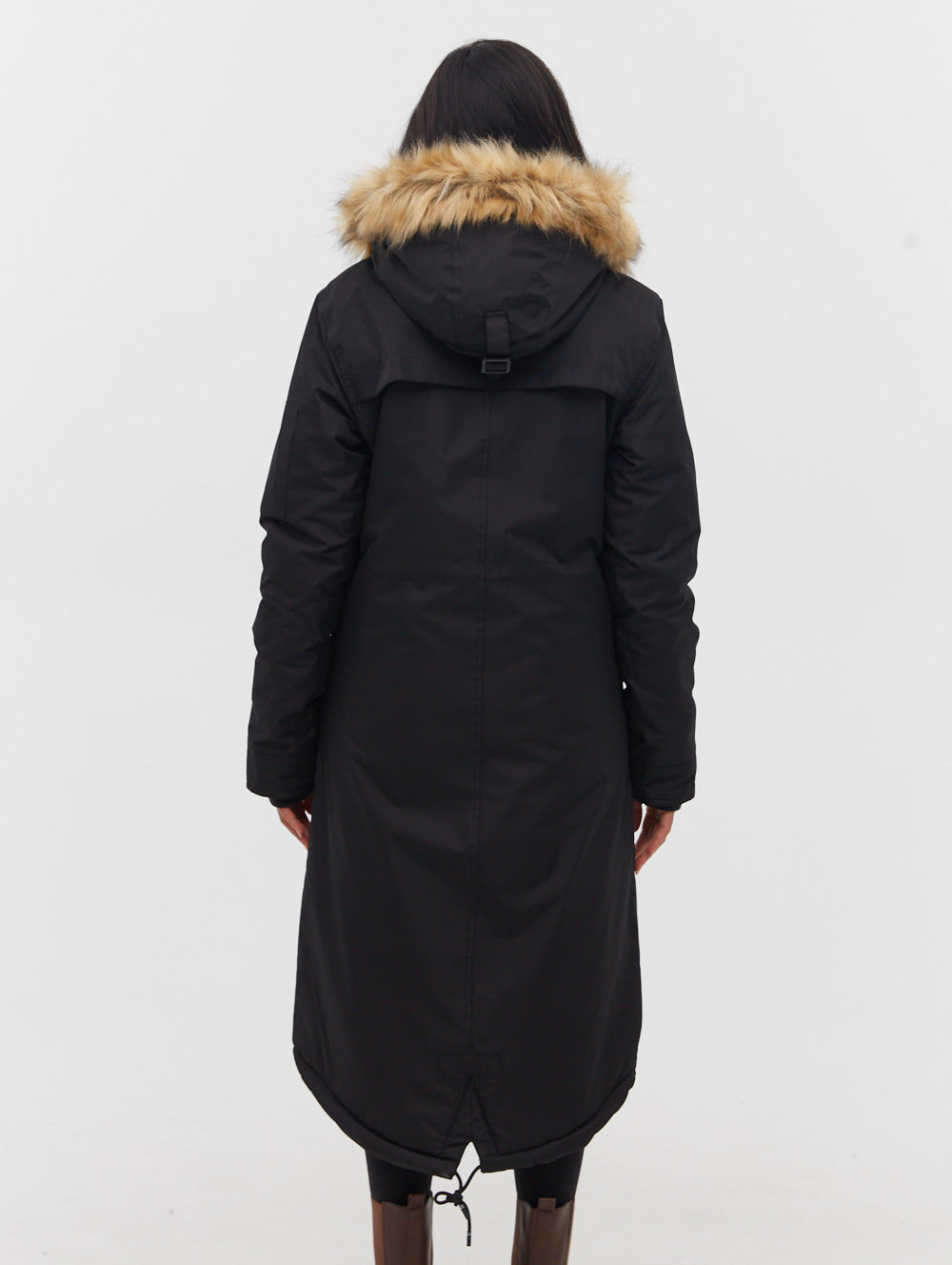 Skylar Hooded Parka - Black