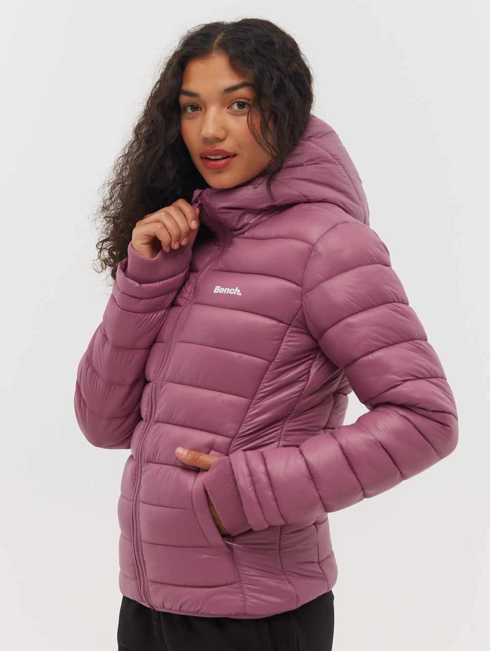 Kara Insulated Puffer Jacket - Purple