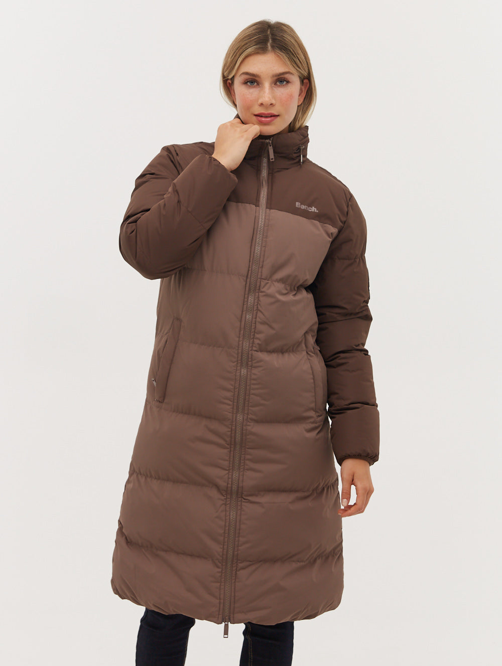 Phyllis Two-Tone Long Parka - BN4K25001