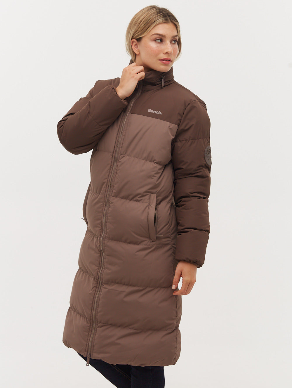 Phyllis Two-Tone Long Parka - BN4K25001