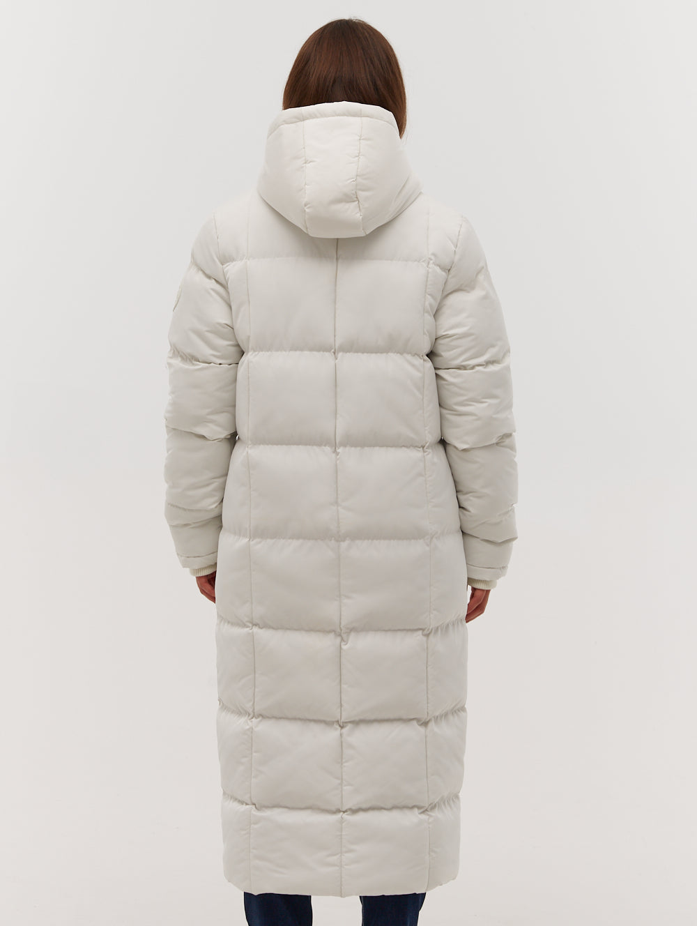 Polli Long Puffer Parka - White