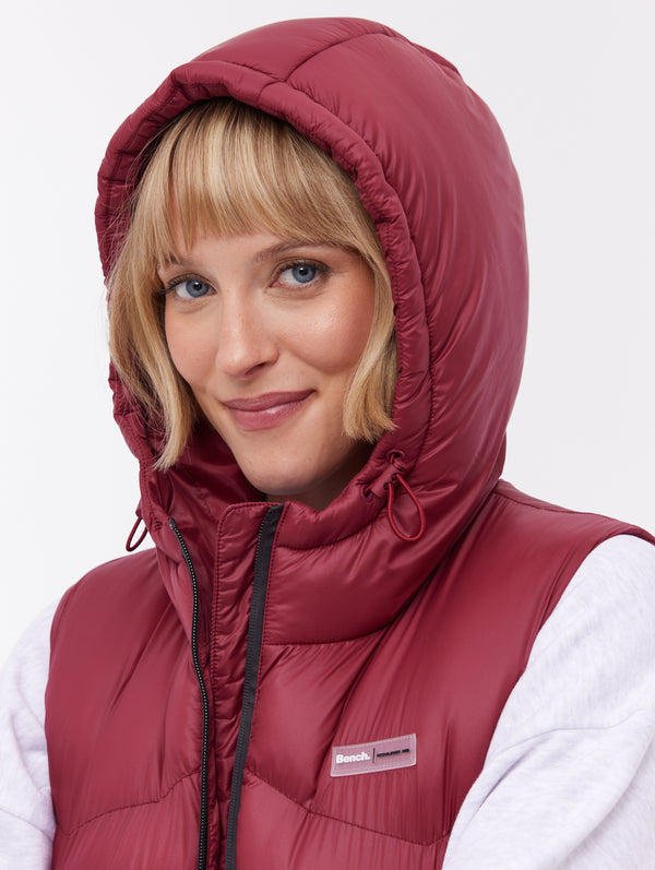 Saz Longline Hooded Vest | Bench Canada