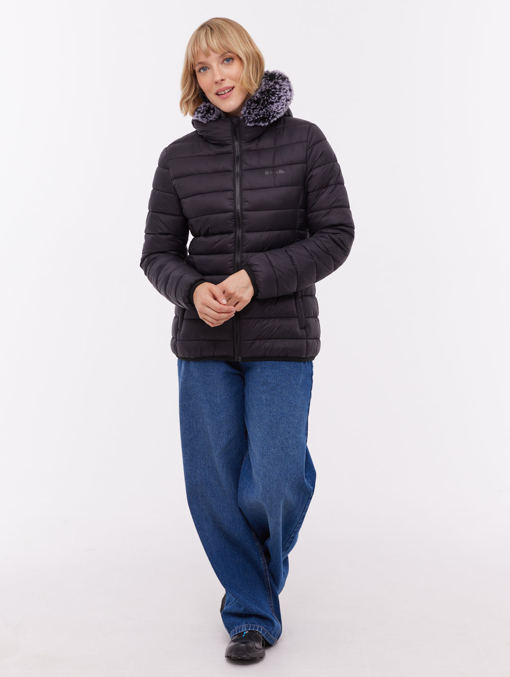 Harel veste matelassée à capuchon - Noir