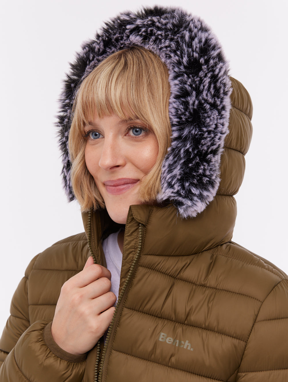 Harel veste matelassée à capuchon - Vert