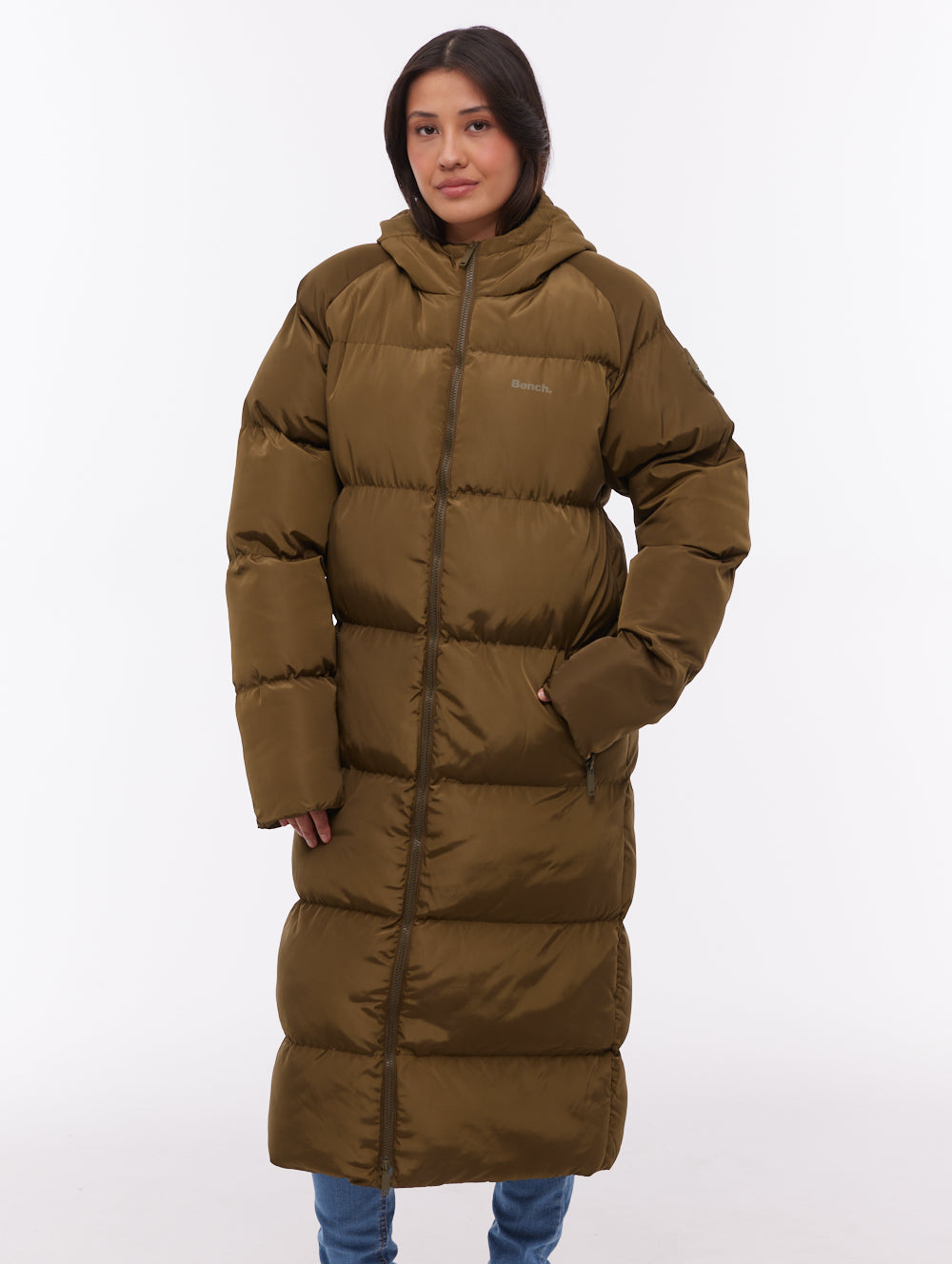 Larah parka matelassé mi-long - Vert