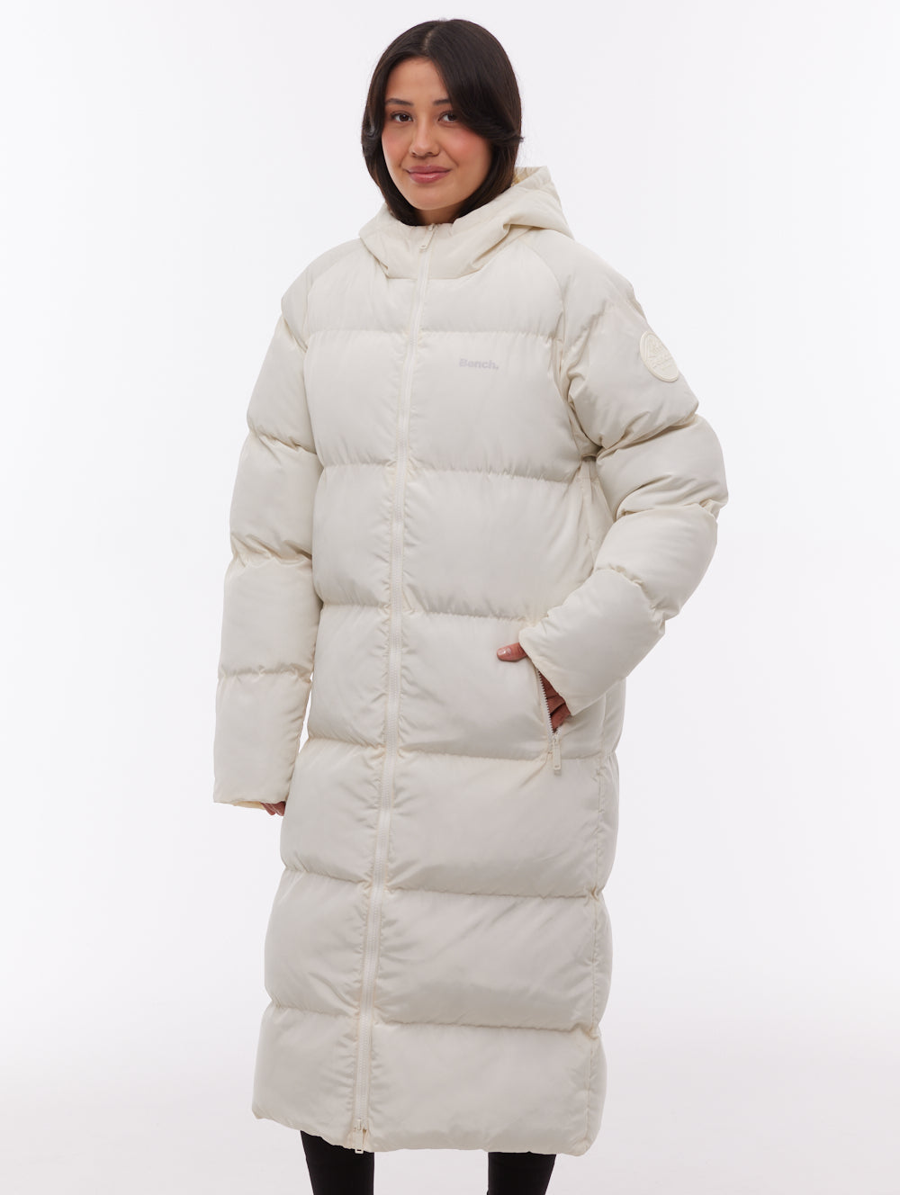 Larah parka matelassé mi-long - Blanc