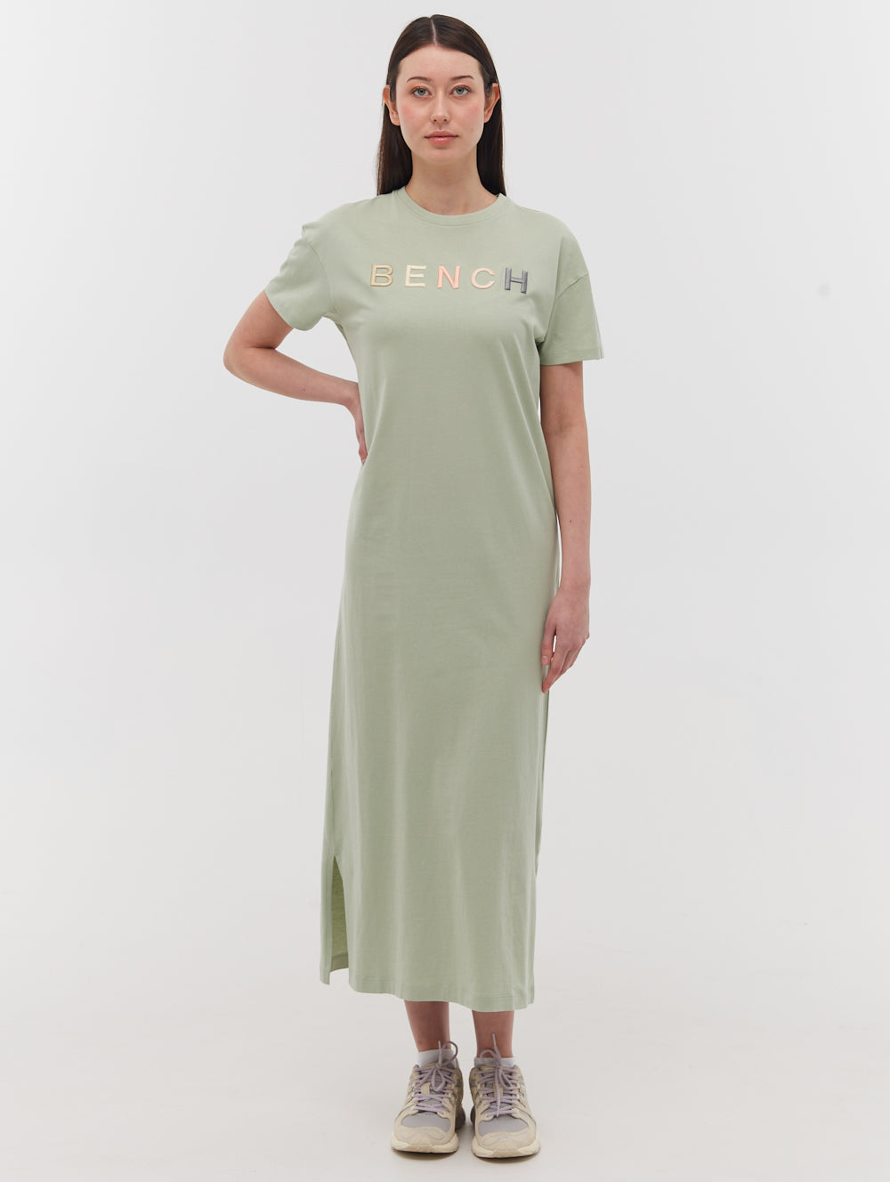 Tussah Chest Logo T-Shirt Dress - BN4N128262