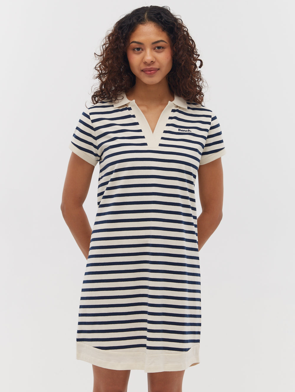 Orenda Stripe Polo Dress - BN4N128269