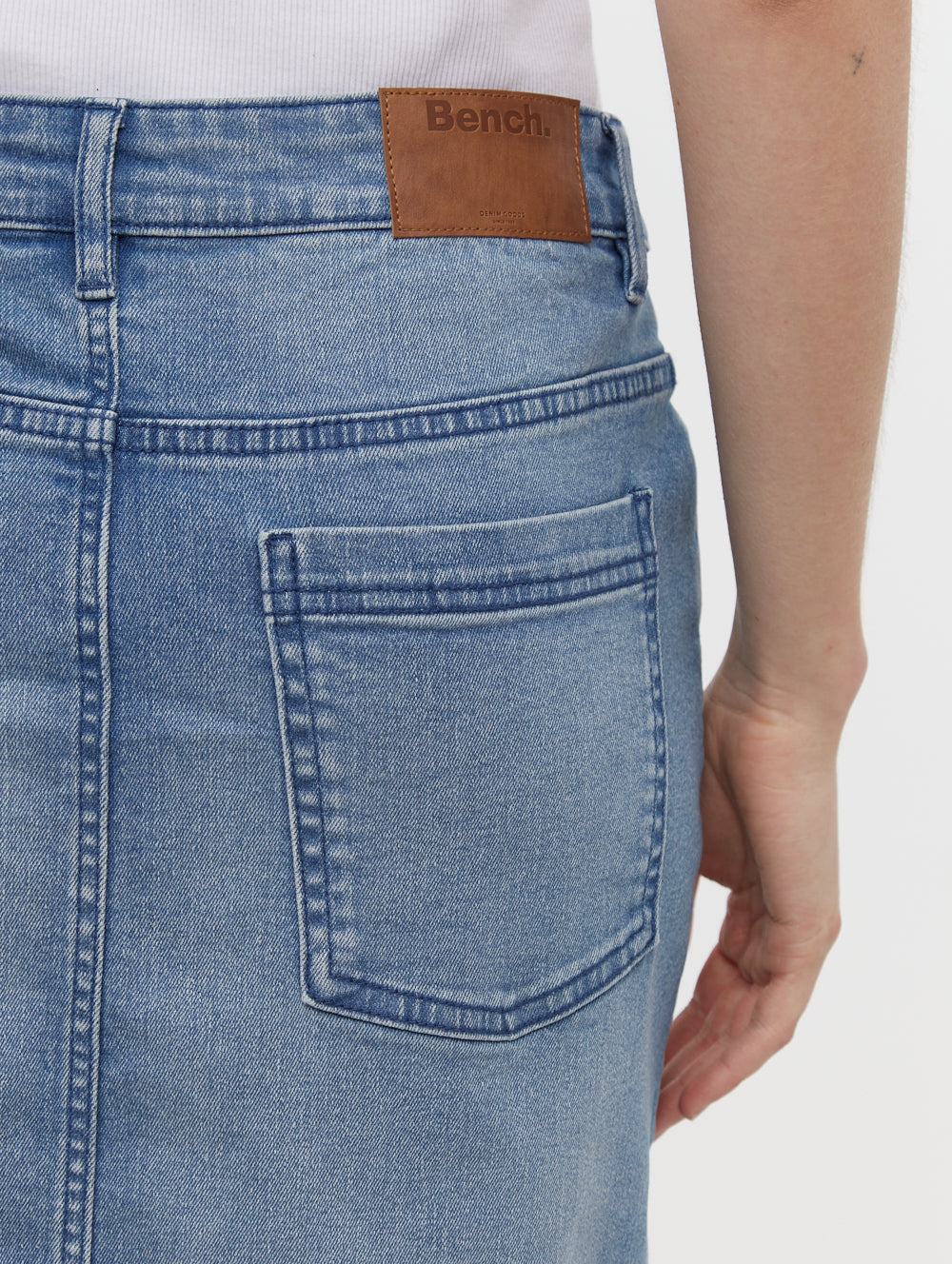 Vienra Midi Jean Skirt
