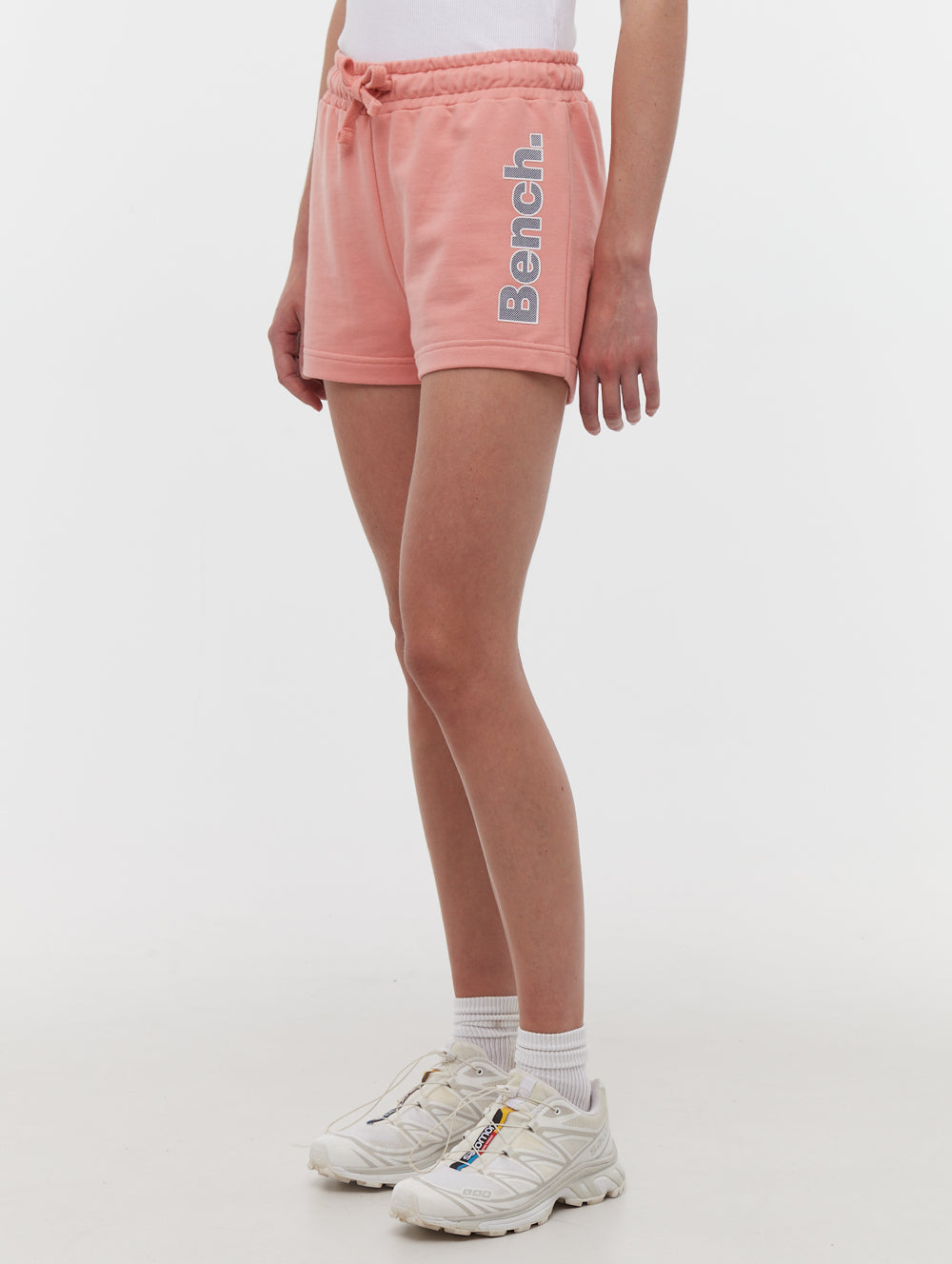 Phoebe Hip Logo Jogger Shorts