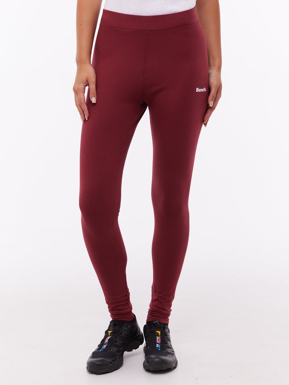 Jeana Red BU028 Leggings Small Logo Shot 1
