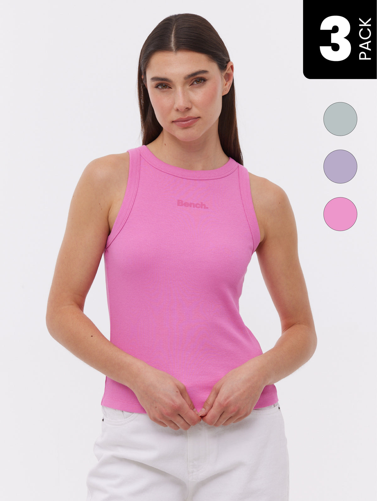 Riv Ribbed Tank Top 3-Pack