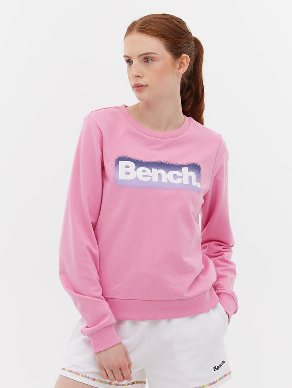 French Terry Graphic Crew Neck Sweatshirt - BLEHA0421M - Bench