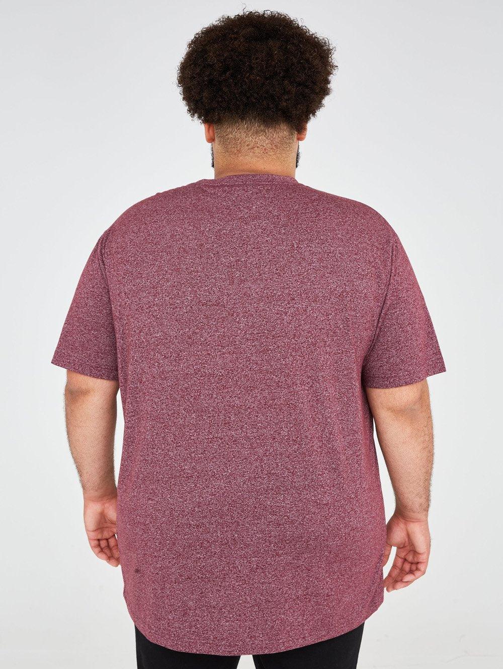 Mens Big & Tall Two-Tone Rubberized Logo Tee - BMGE40385N - Bench