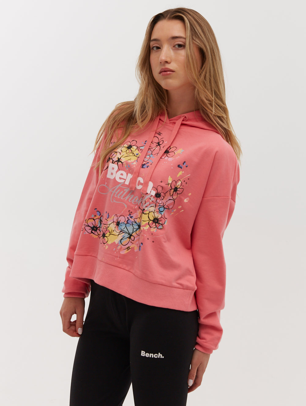 Florence French Terry Cropped Pullover Hoodie