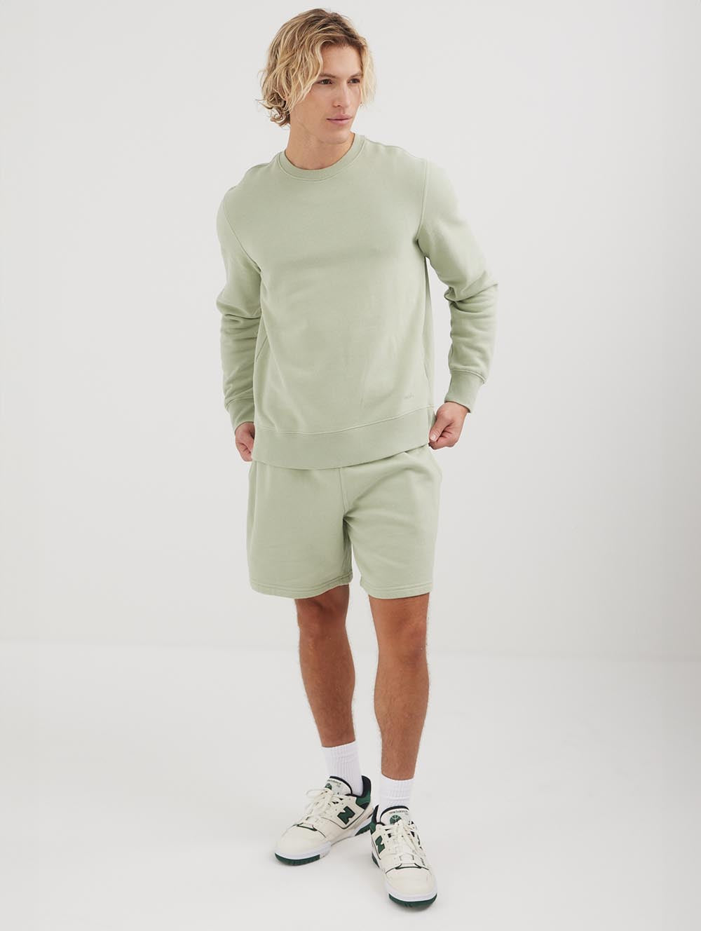 Sweat-shirt col ras du cou Colin Eco-Fleece - BMEH40480