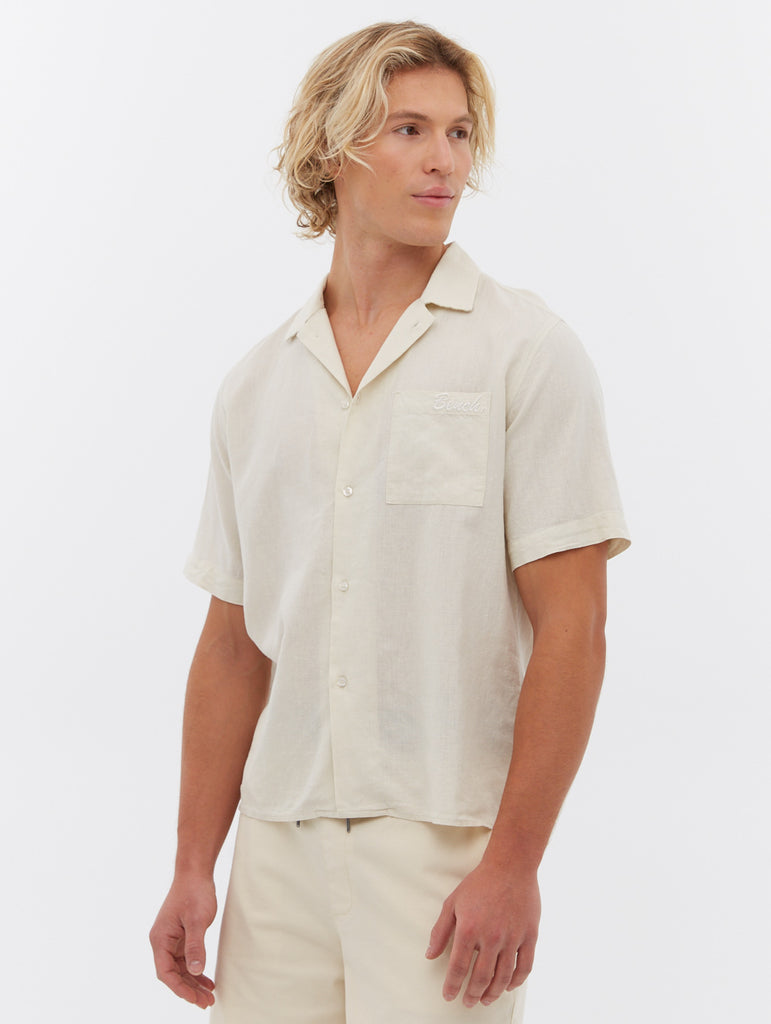 Osborne Open Collar Short Sleeve Shirt - BMGH41058 - Bench