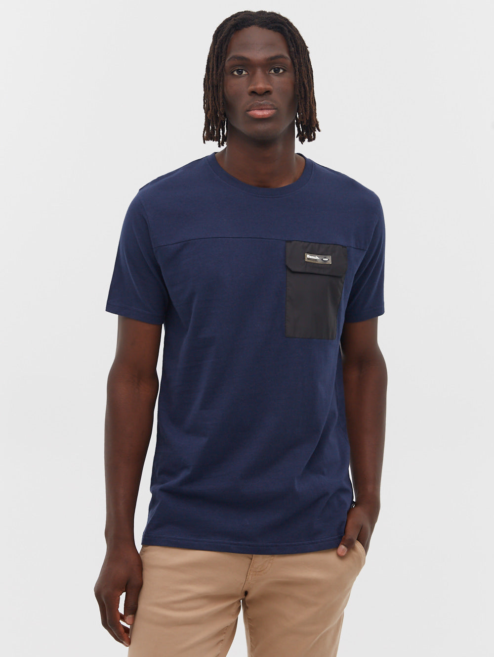 contrast pocket tee