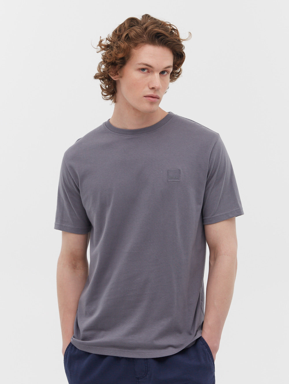 Farrel Embroidered Square Tee -