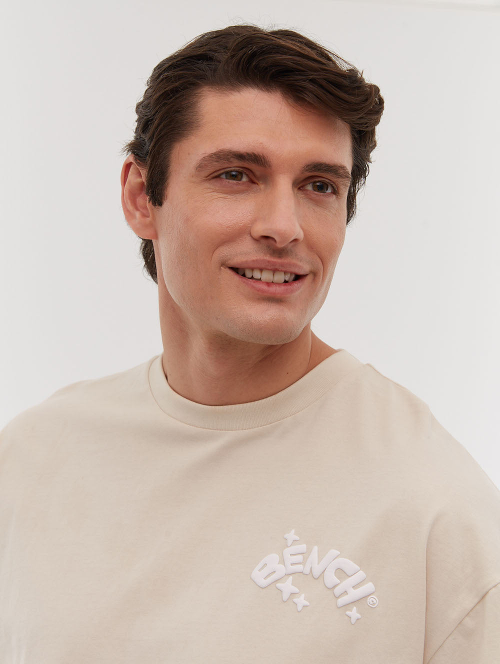 Tazoa Back Graphic T-Shirt - Beige - Bench