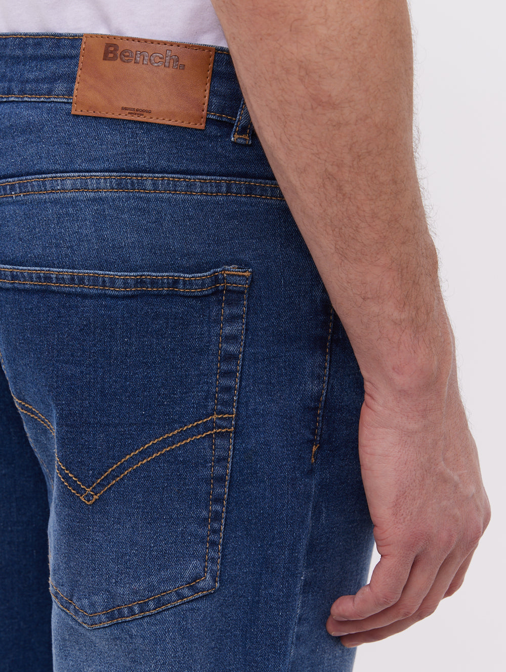 Stuart Straight Leg Jeans - Dark Indigo - Bench