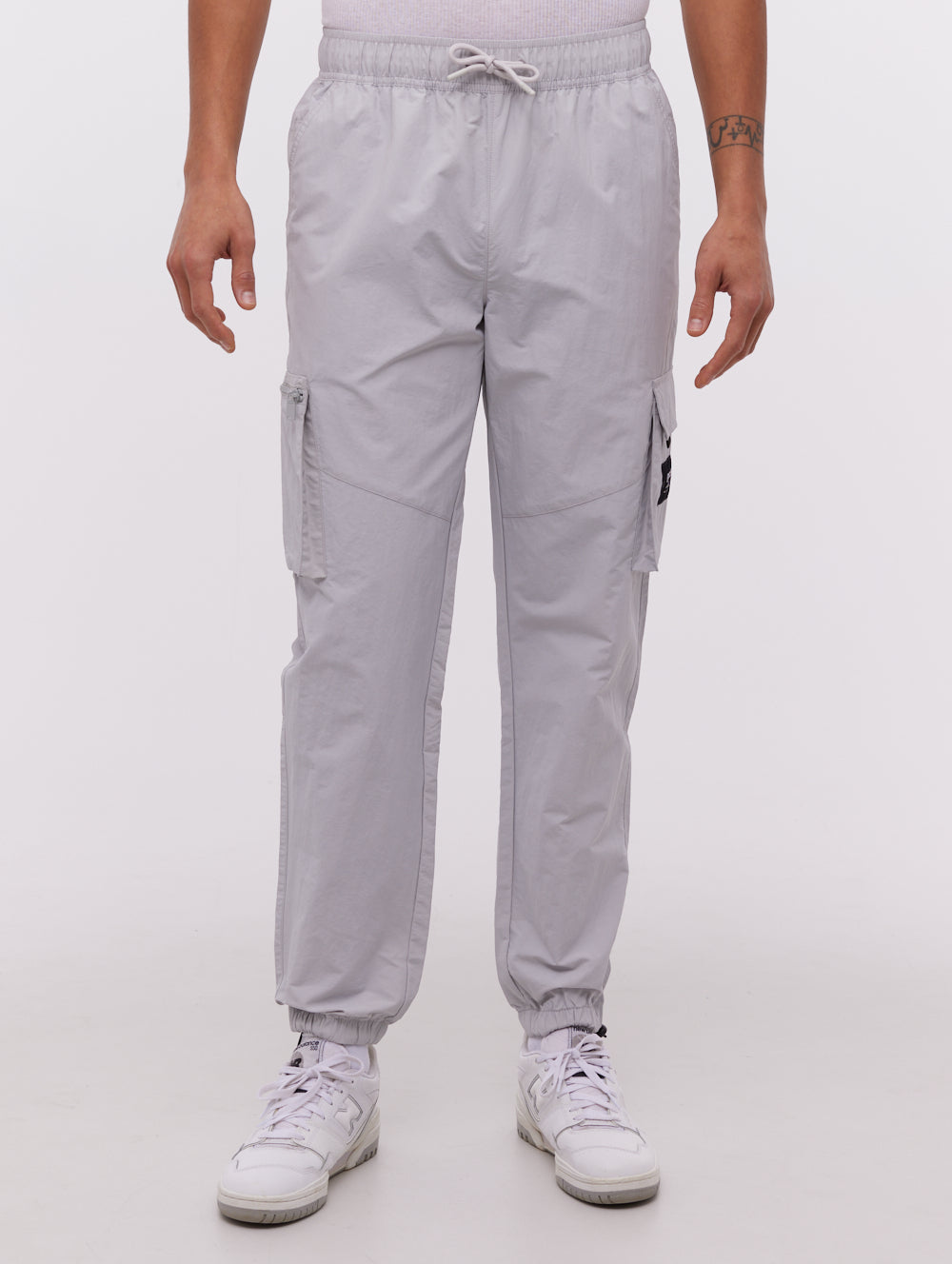 Honum Multi Pocket Cargo Pants - Grey - Bench
