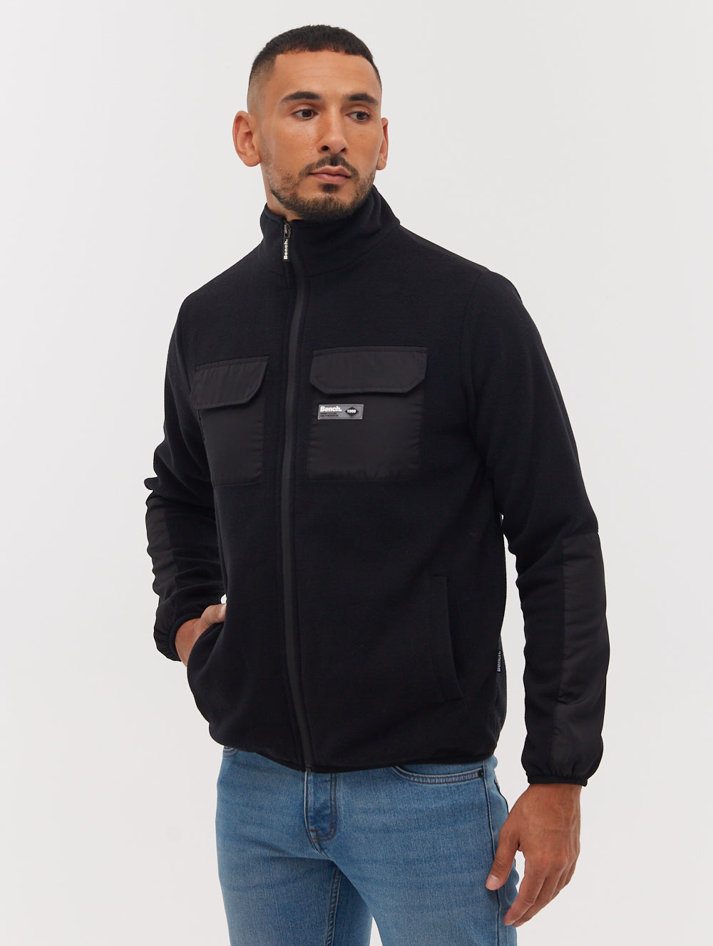 Anders Double Patch Pocket Zip-Up Sherpa