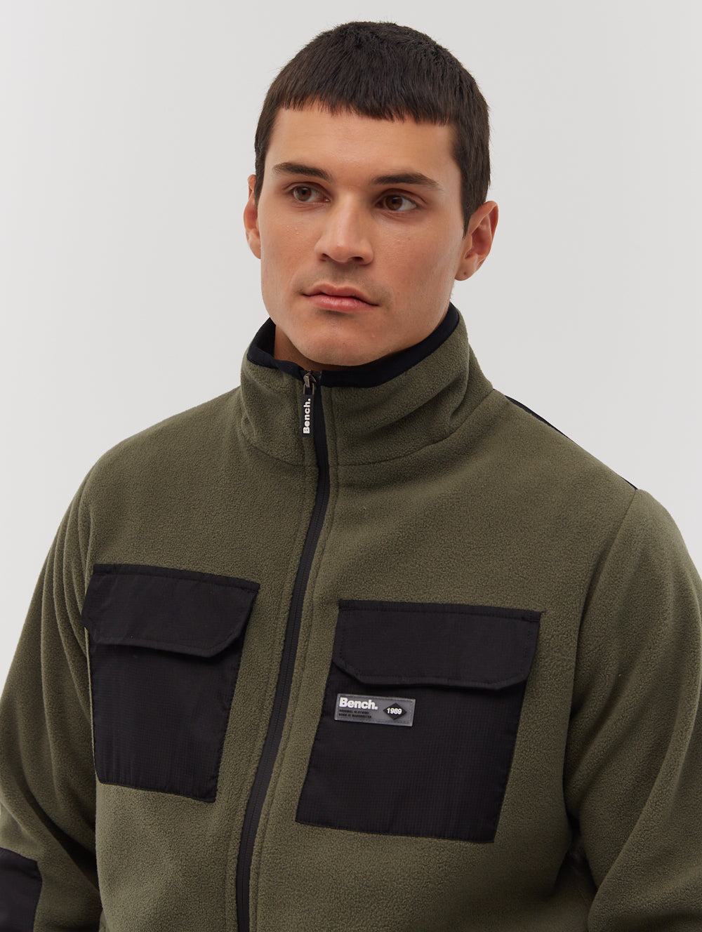 Anders Double Patch Pocket Zip-Up Sherpa