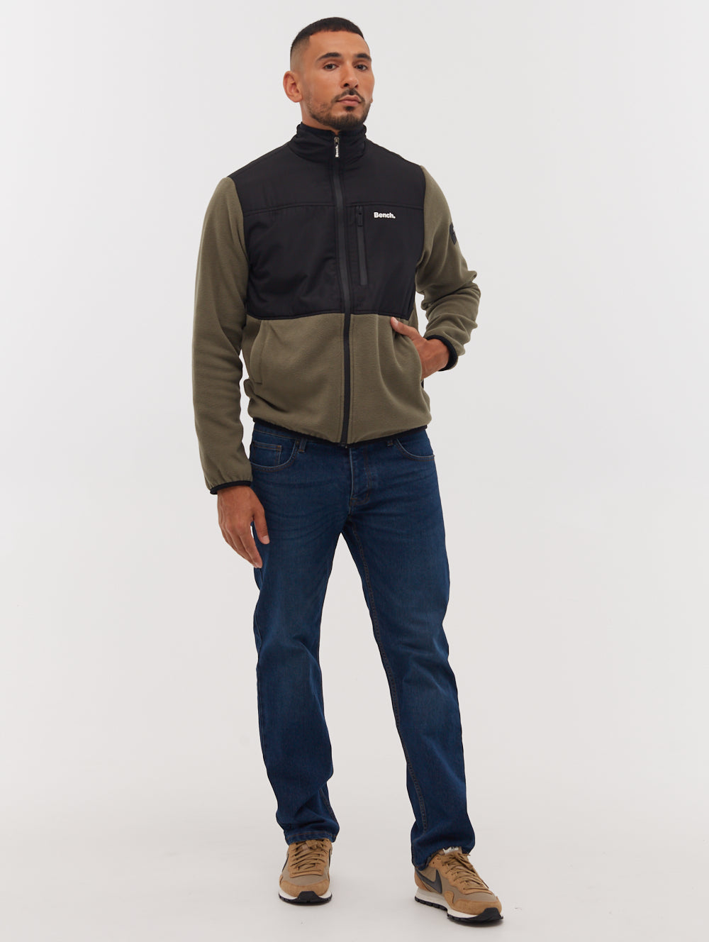 Burlow Yoked Zip-Up Sherpa