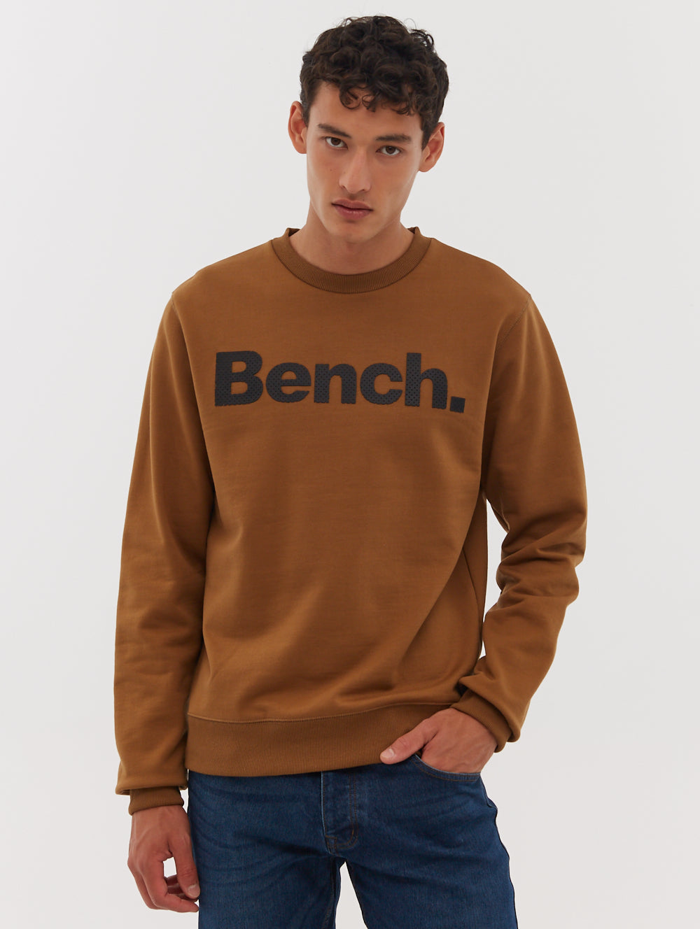 Tipster Perforated Logo Crew Neck Sweatshirt