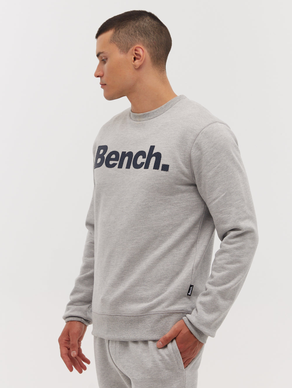 Tipster Perforated Logo Crew Neck Sweatshirt