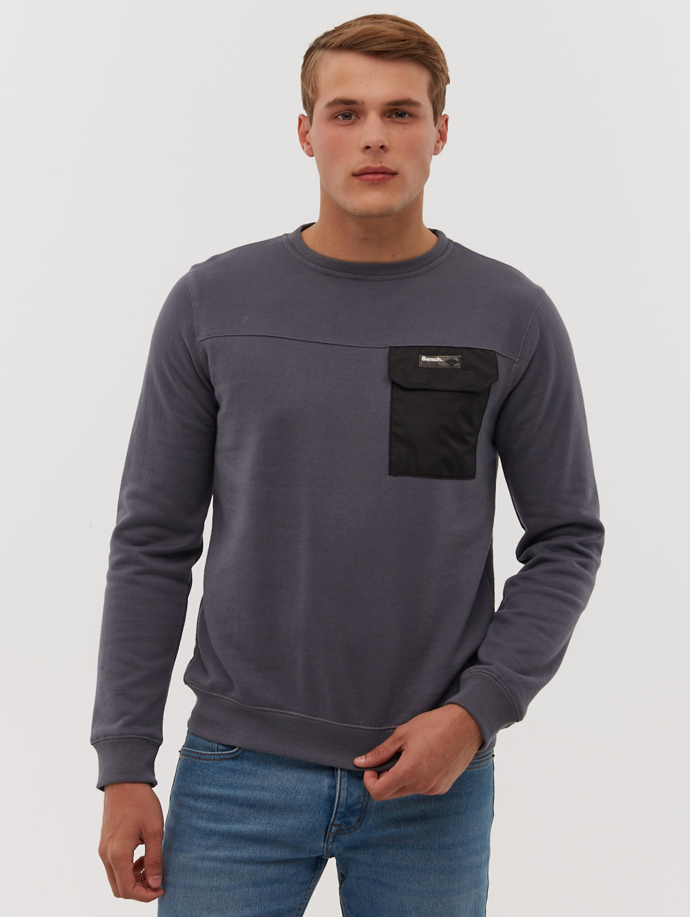 Dosio Chest Pocket Crewneck Sweatshirt