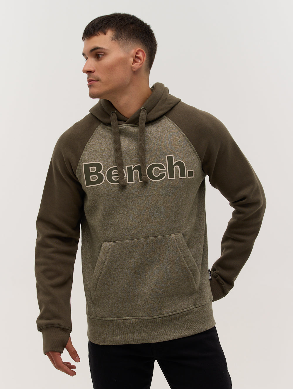 Saltney Raglan Sleeve Color-Block Hoodie