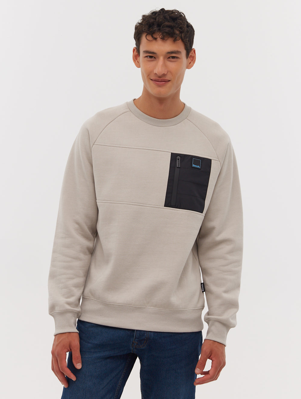 Marton Chest Pocket Crew Neck Sweatshirt