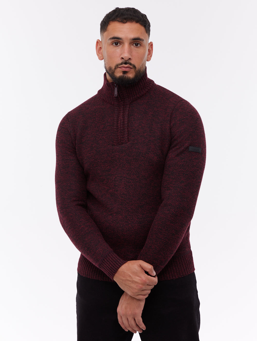 Palacio Quarter-Zip Sweater - Red - Bench