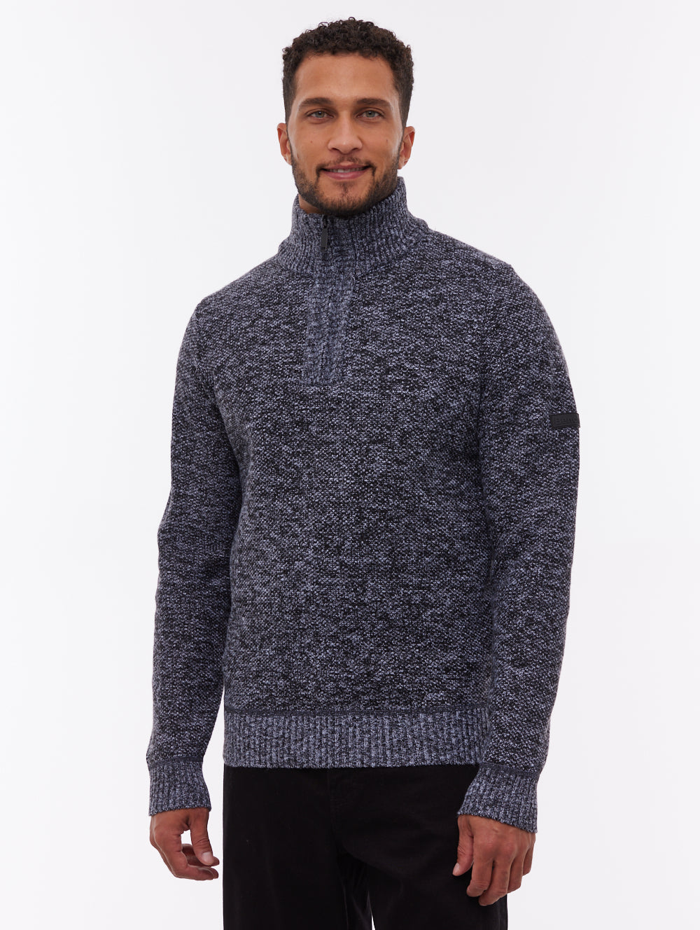 935 Palacio Quarter-Zip Sweater - Grey - Bench