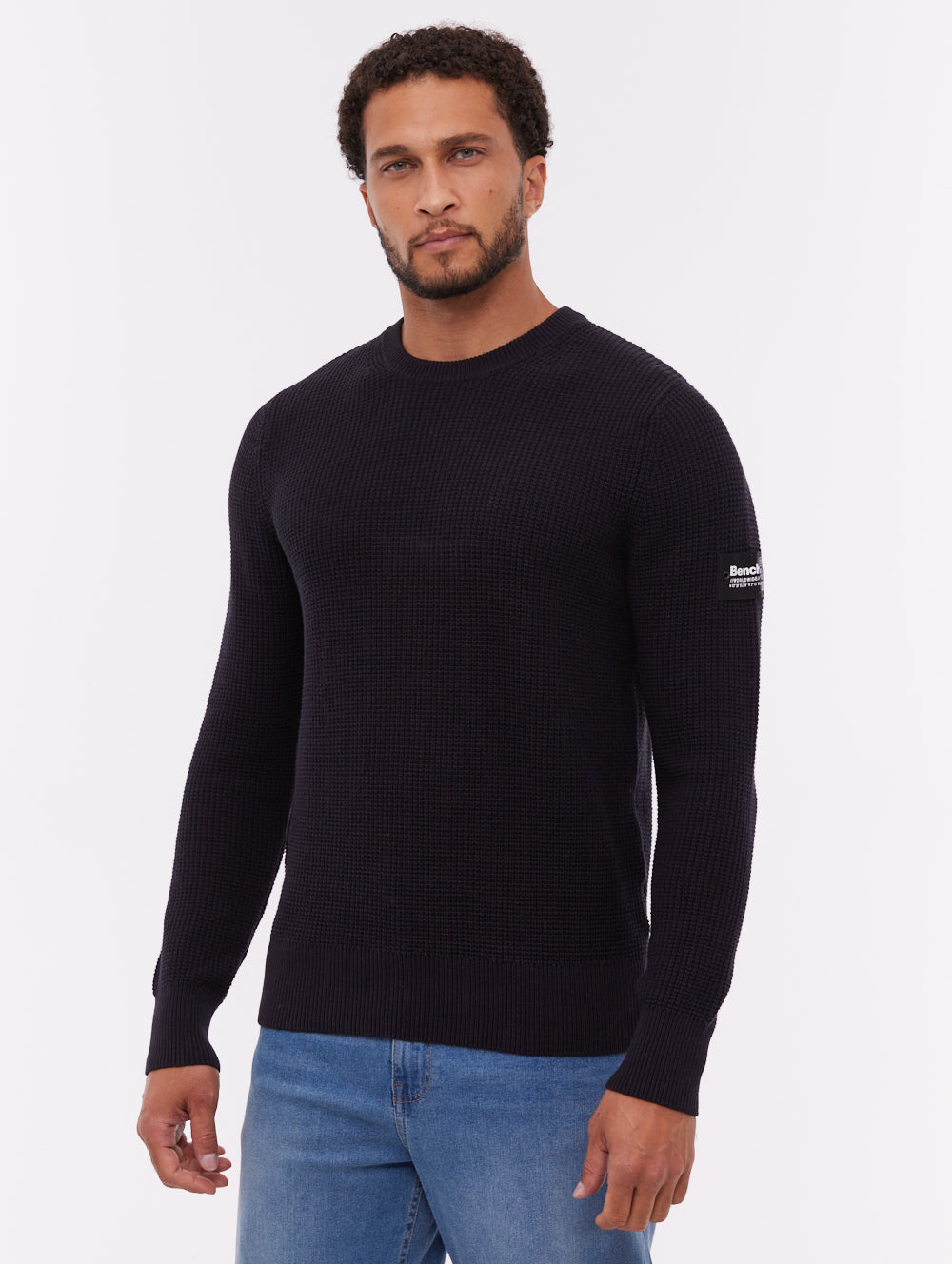 Falum Crew Neck Sweater - Black