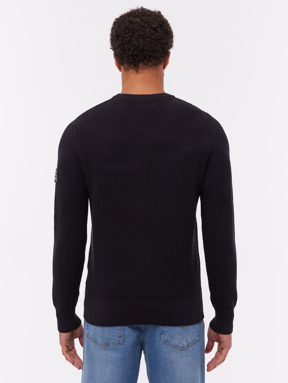 Falum Crew Neck Sweater - Black