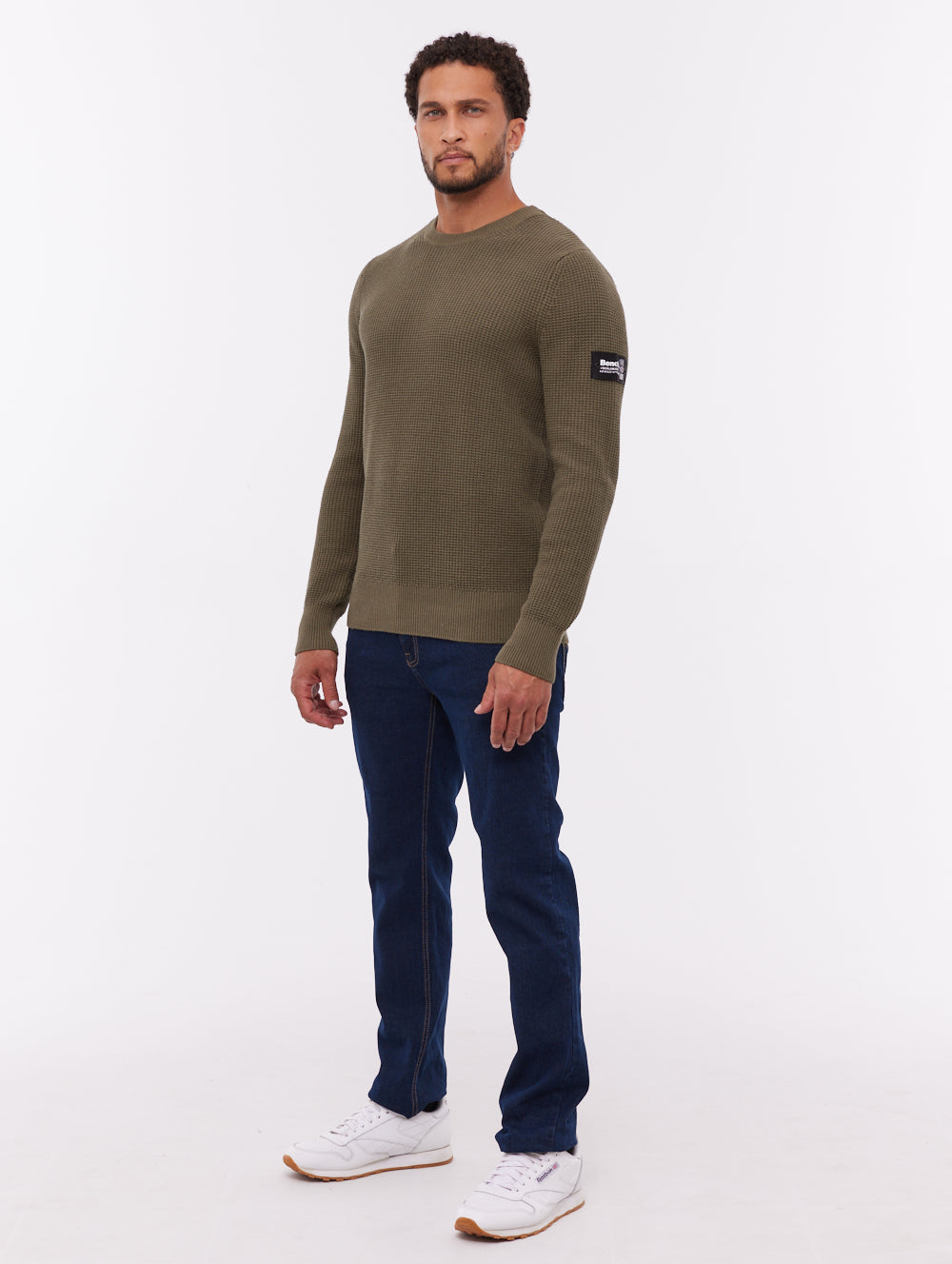 Falum Crew Neck Sweater - Green