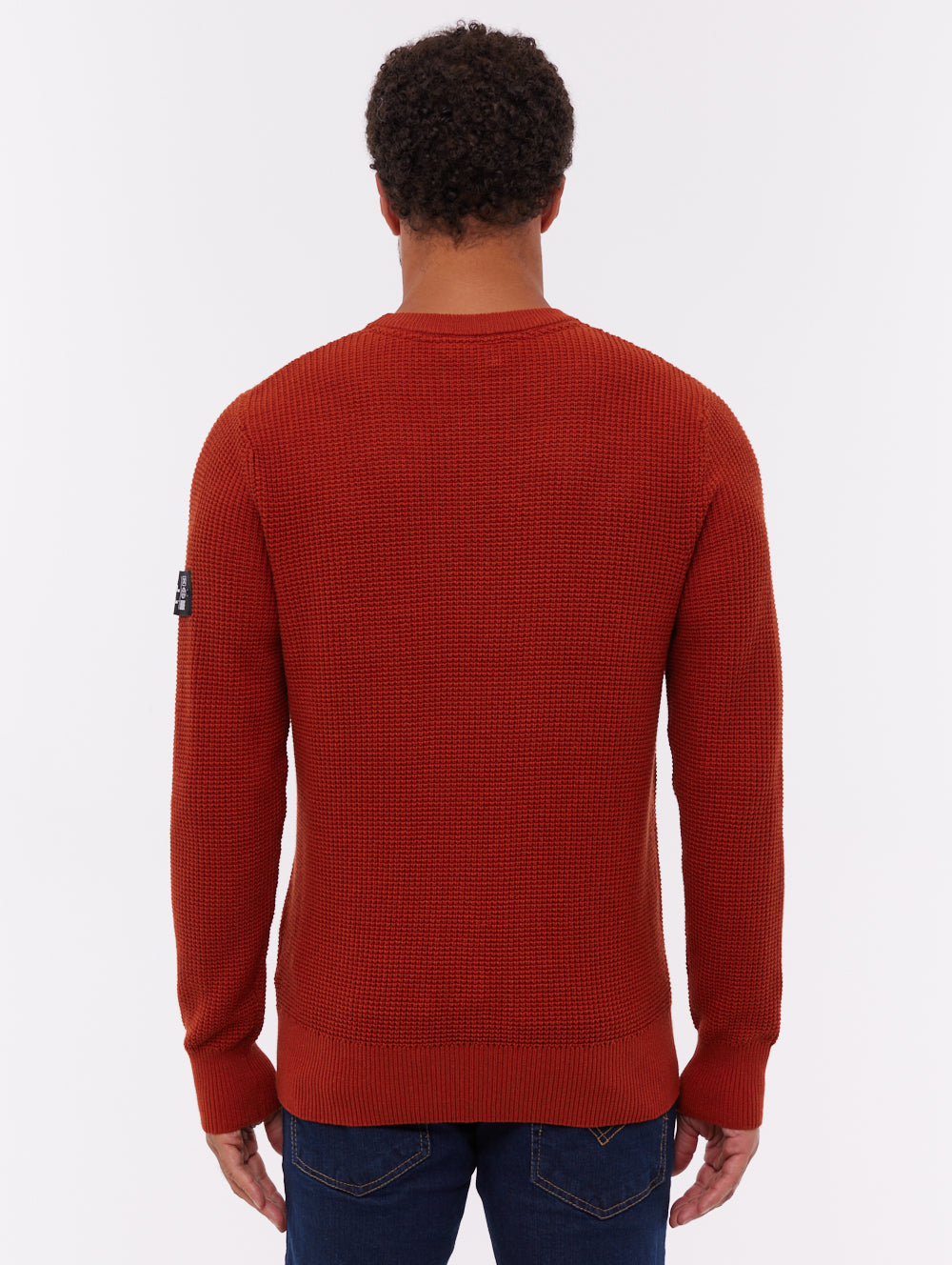 Falum Crew Neck Sweater - Orange