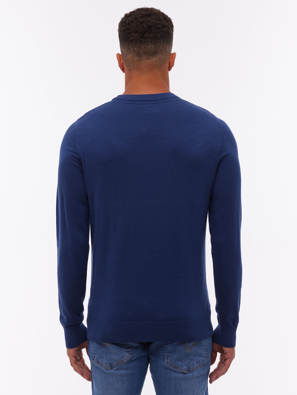 Vietro Crew Neck Sweater - Blue
