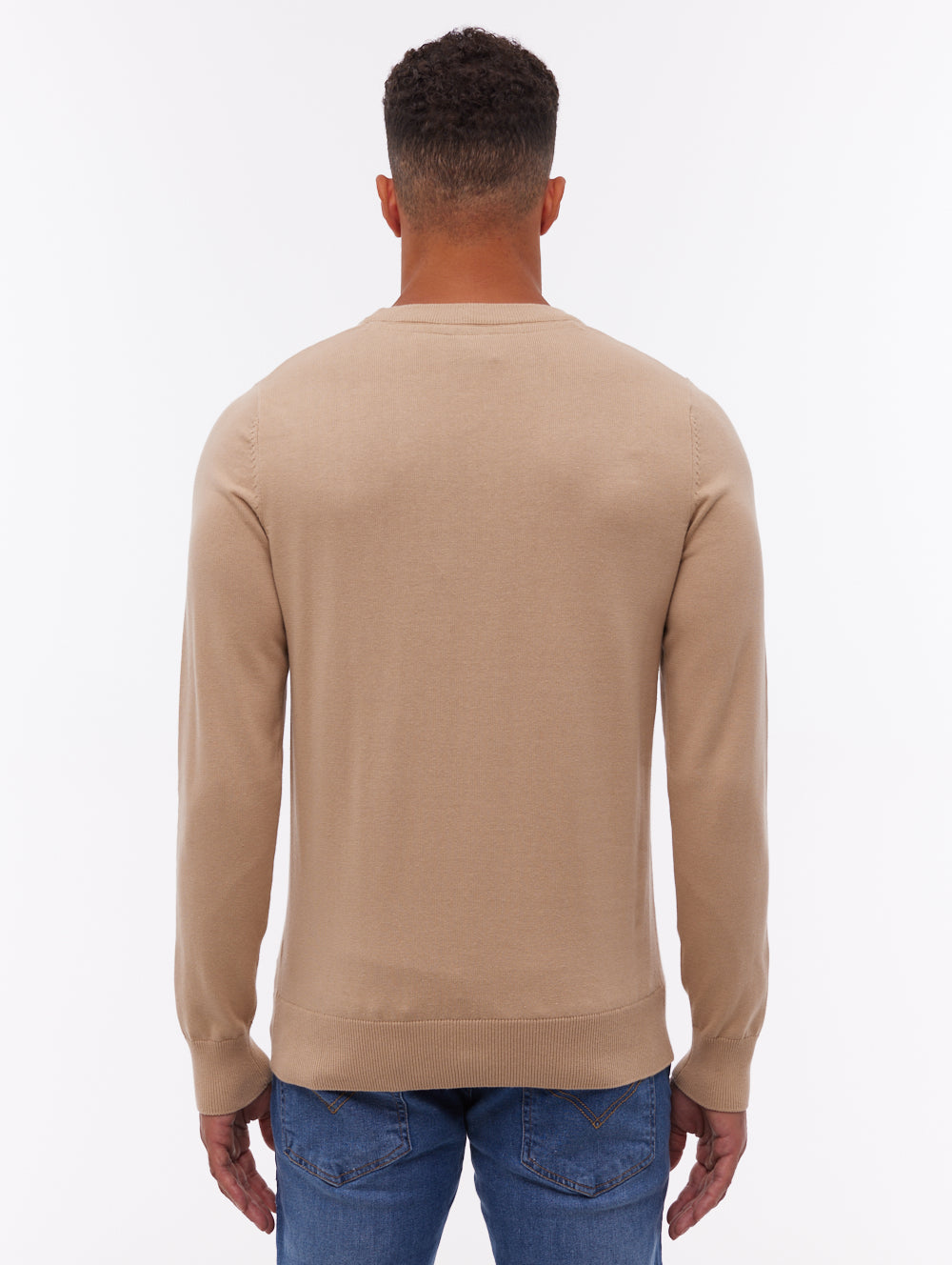 Vietro Crew Neck Sweater  - Beige