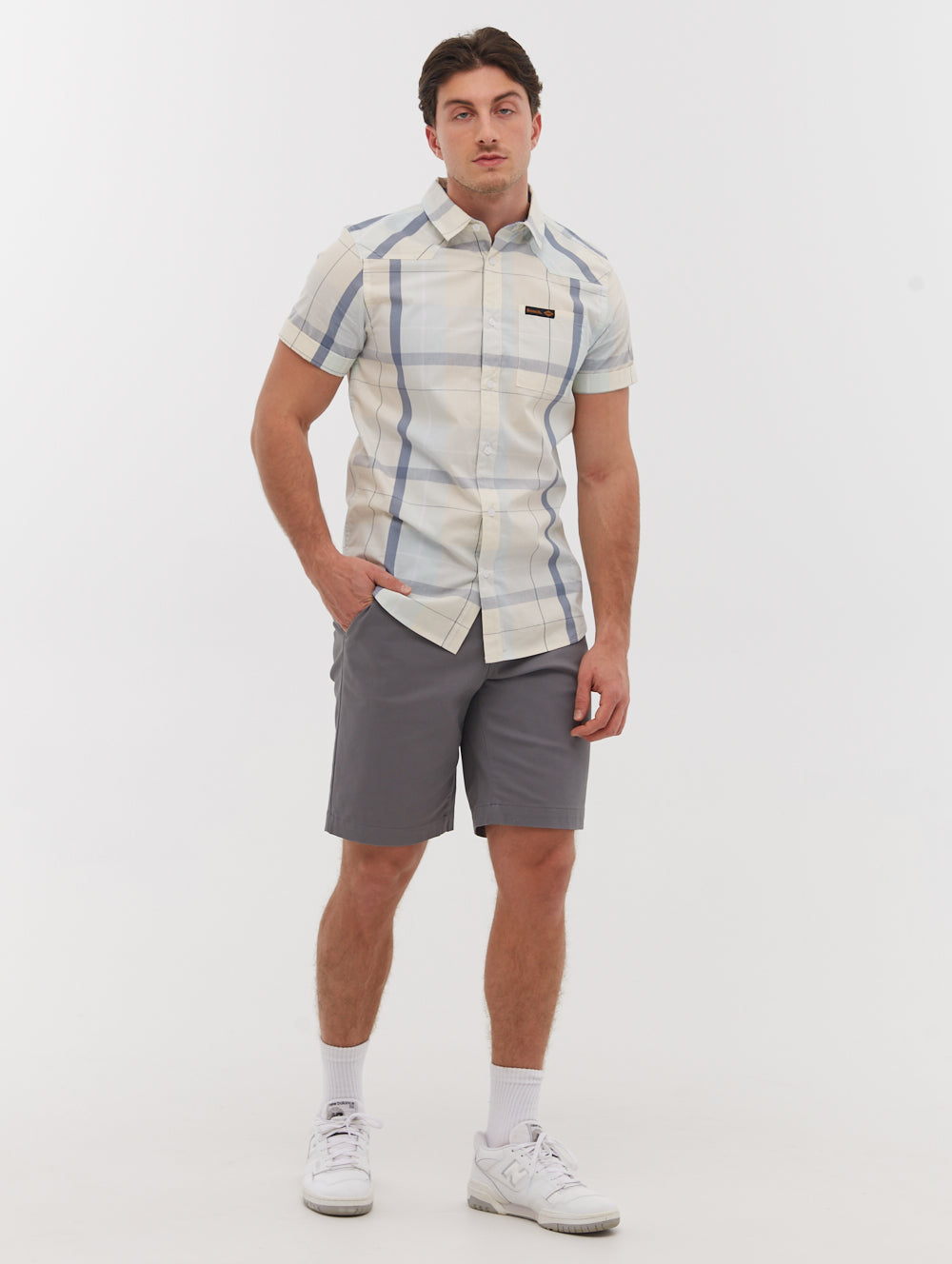 Naleb Short Sleeve Check Shirt