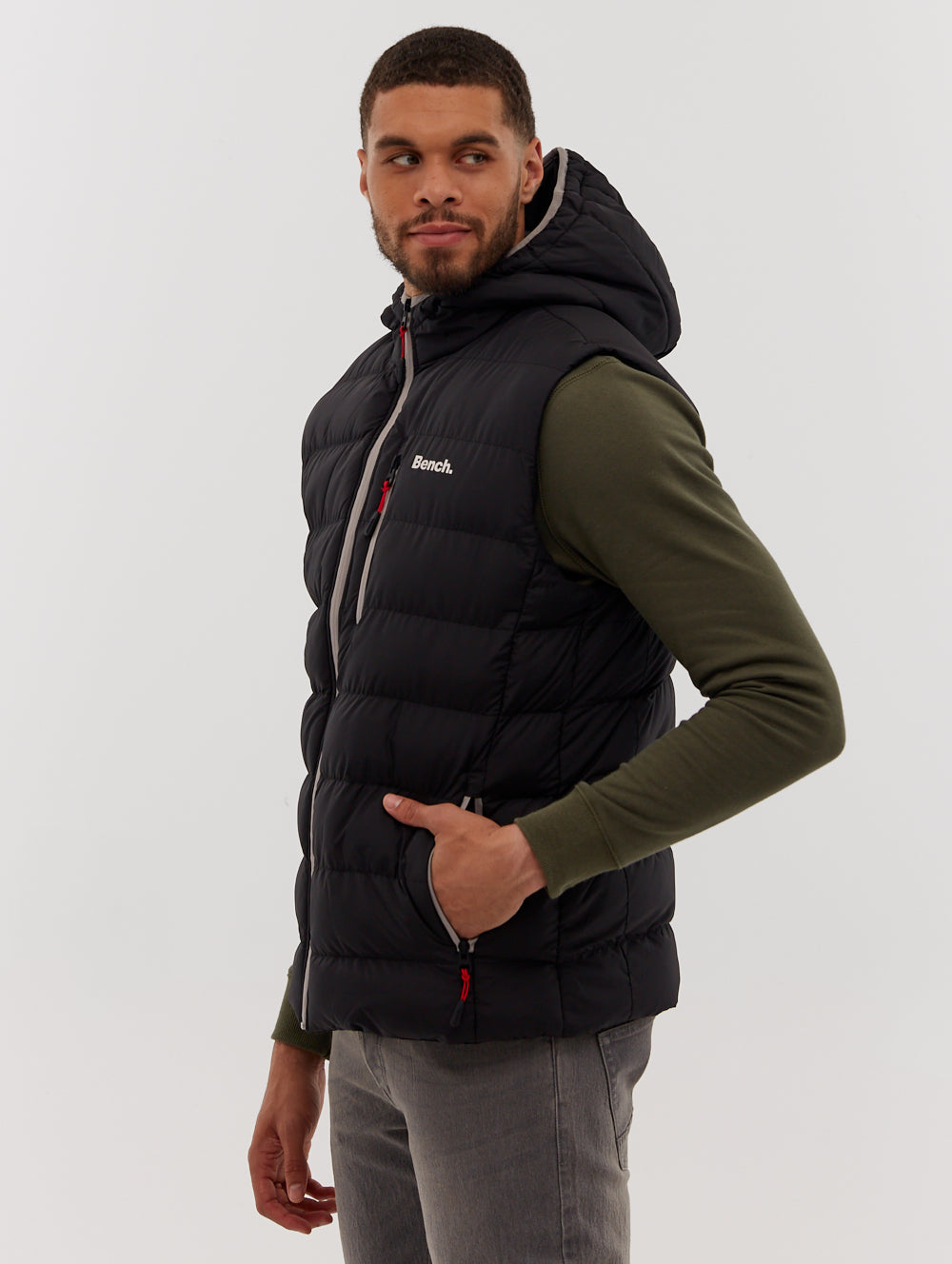 Galban Hooded Puffer Vest