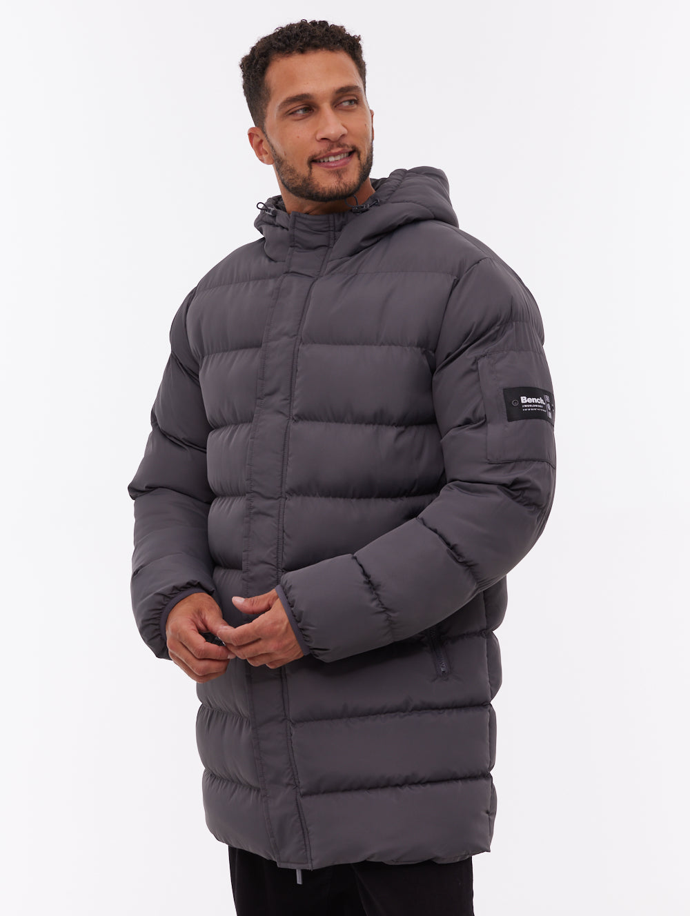 Texani veste matelassée à capuchon - Gris